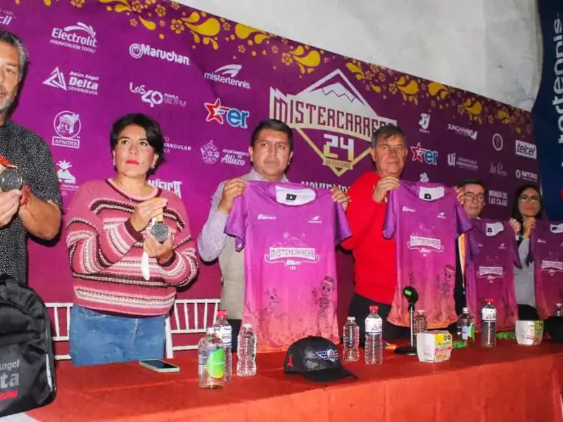 Presentan la Mistercarrera 2025 en Atlixco; esperan tres mil corredores
