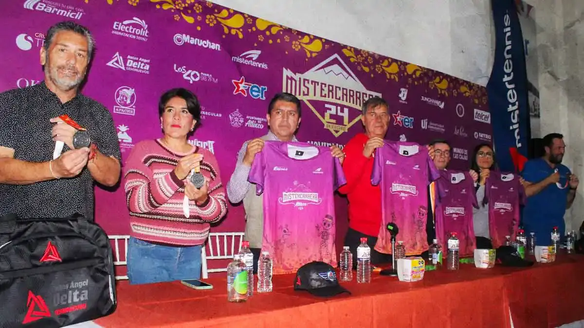 Presentan la Mistercarrera 2025 en Atlixco; esperan tres mil corredores
