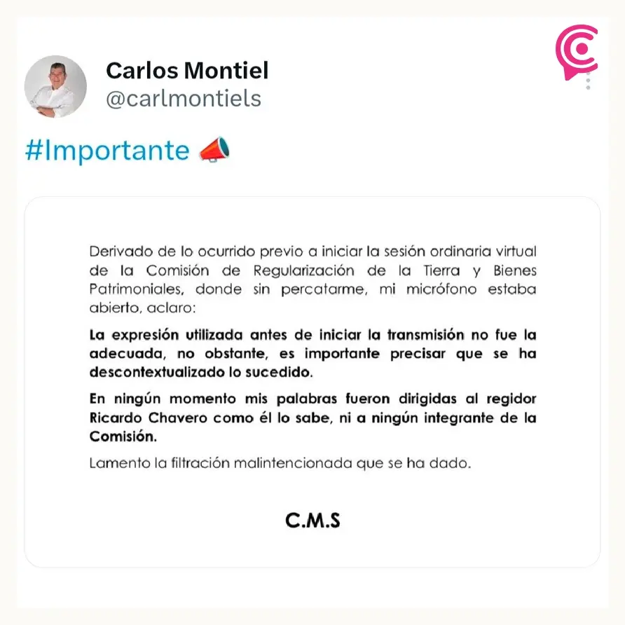 Regidor Carlos Montiel insulta a Ricardo Chavero durante sesión de Comisión del Cabildo de Puebla
