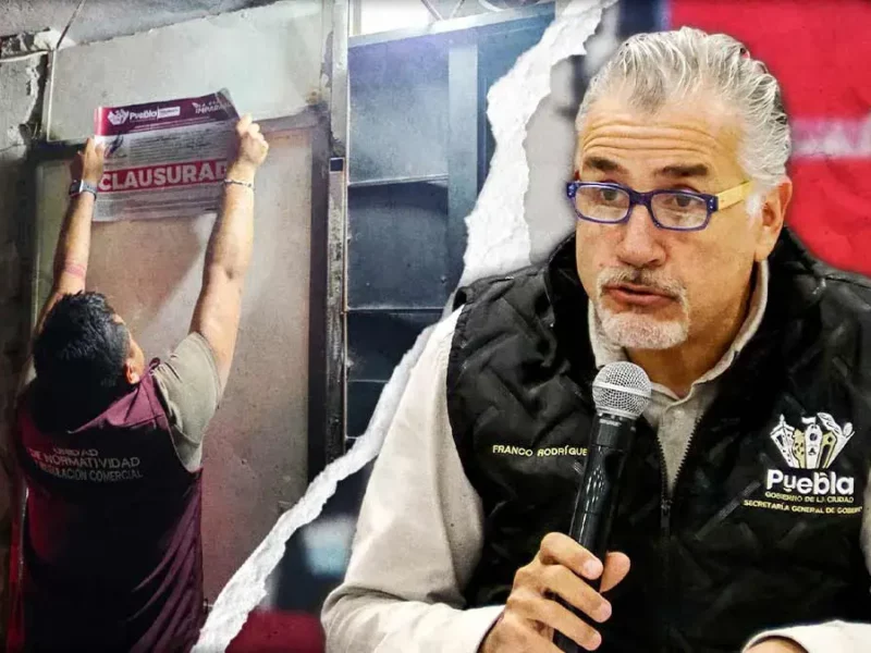 Ayuntamiento de Puebla clausuró cuatro bares clandestinos; intensifican operativos en mercados municipales