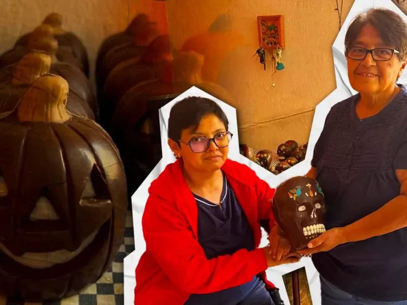 Desde hace 20 años, familia Porras Minto elabora calaveritas para Día de Muertos en Puebla