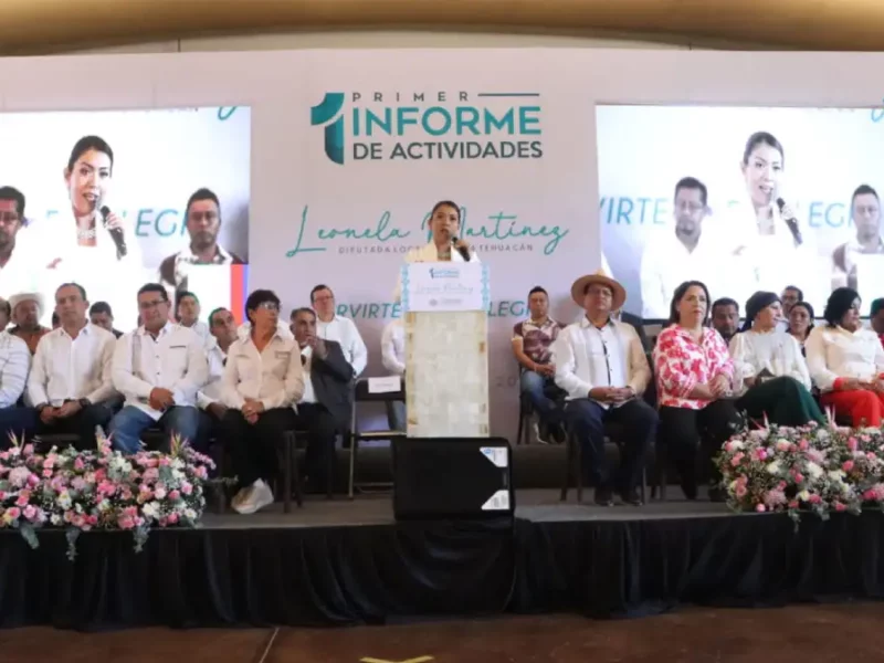 Construimos una sociedad más justa: Leonela Martínez en su primer informe