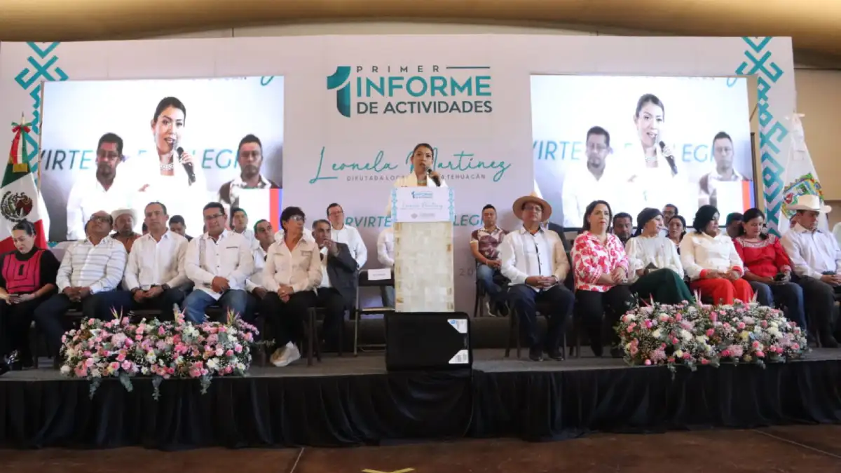 Construimos una sociedad más justa: Leonela Martínez en su primer informe