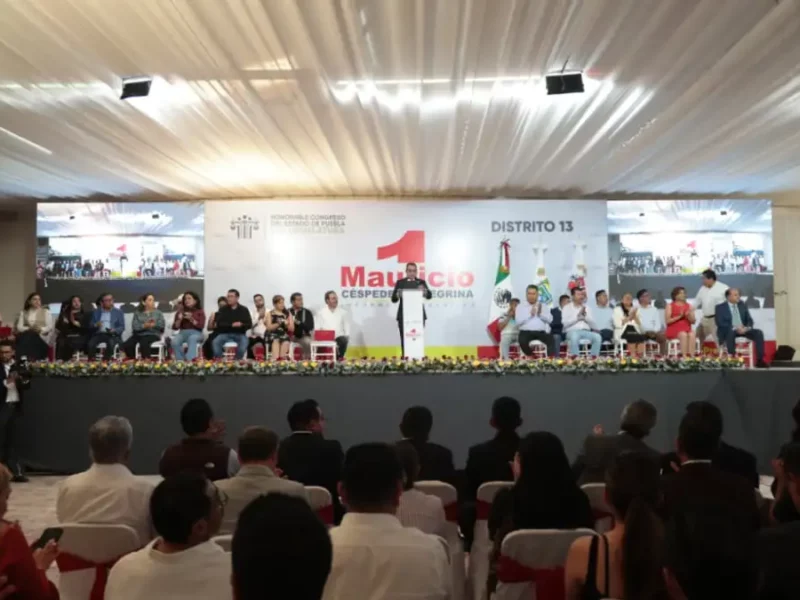 En su Primer Informe, diputado Mauricio Céspedes destaca el compromiso de trabajar por una Puebla más justa, segura e igualitaria