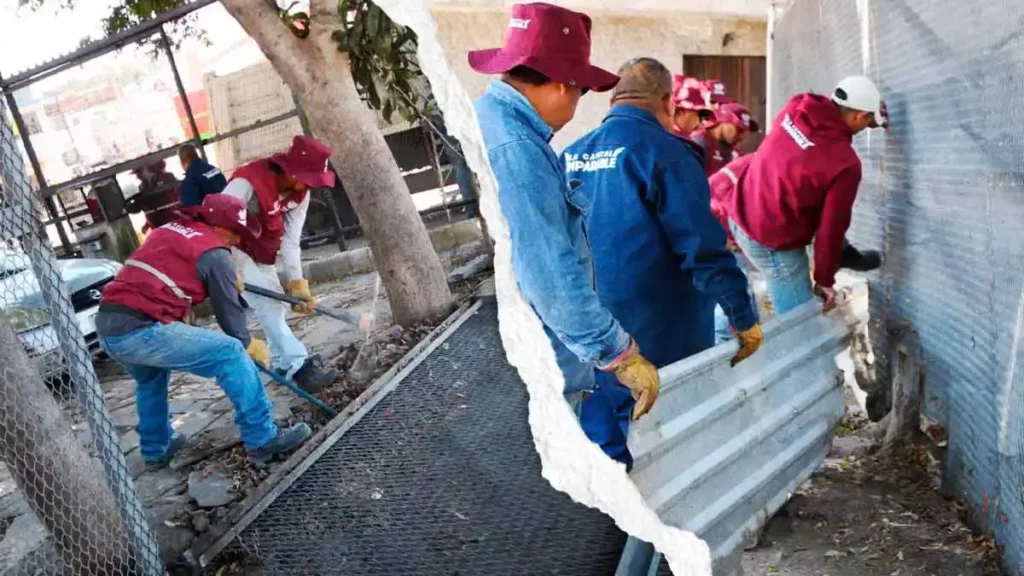 Ayuntamiento de Puebla recupera área verde invadida por vecino gandalla en la China Poblana 