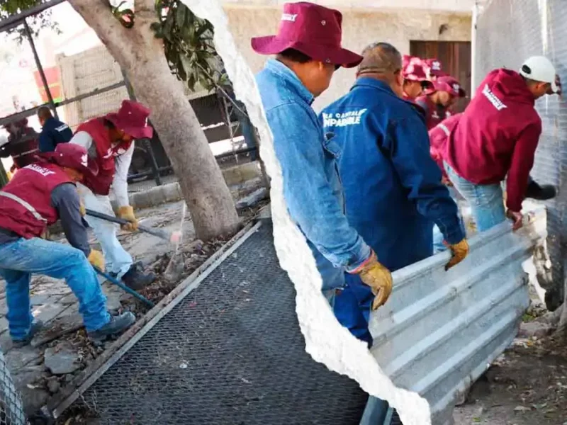 Ayuntamiento de Puebla recupera área verde invadida por vecino gandalla en la China Poblana 