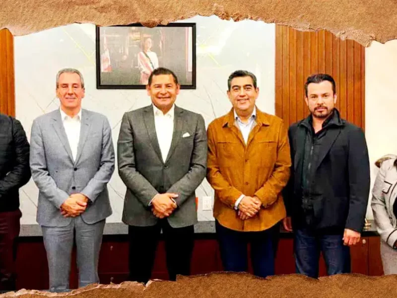 Alejandro Armenta y Sergio Salomón Céspedes se reúnen con sus cuadros fuertes rumbo a 2027 