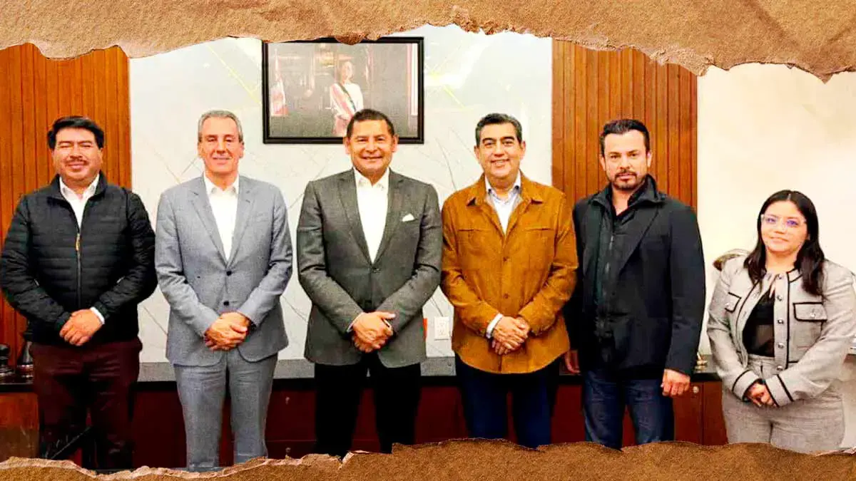 Alejandro Armenta y Sergio Salomón Céspedes se reúnen con sus cuadros fuertes rumbo a 2027 