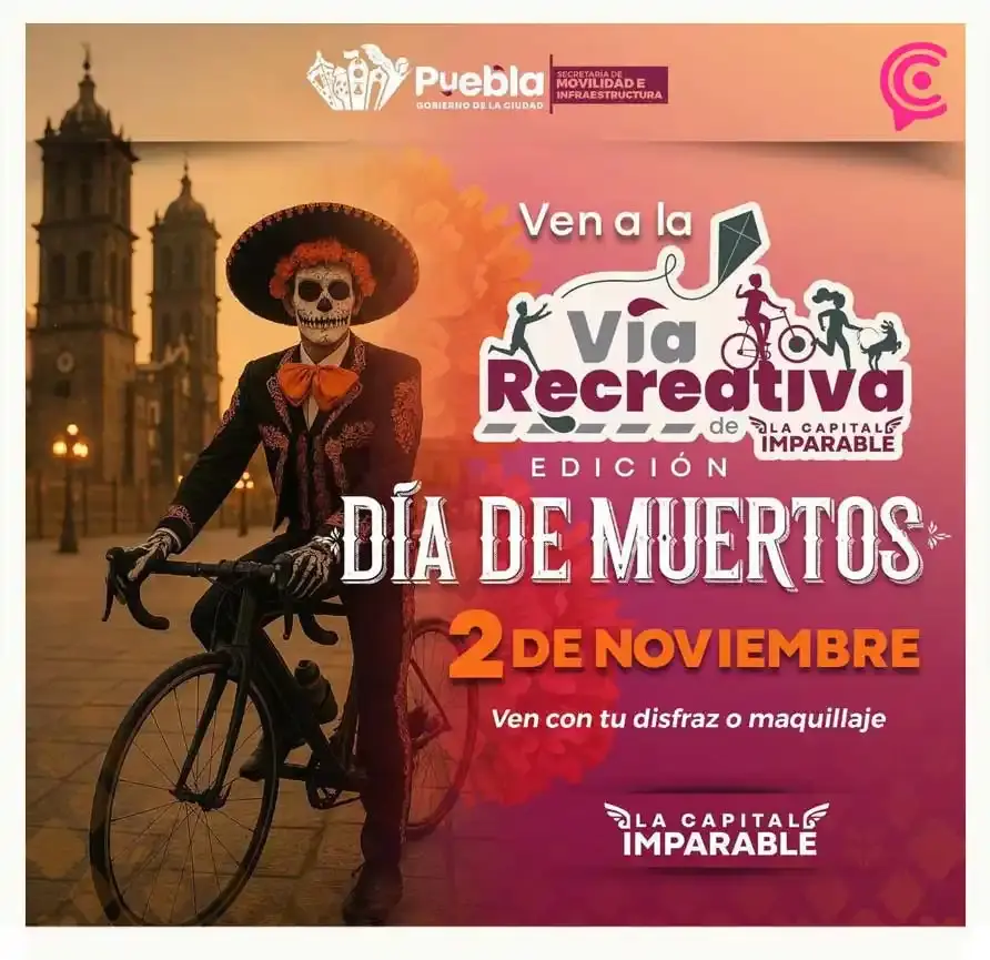 Puebla celebra Día de Muertos 2025 con actividades culturales gratuitas