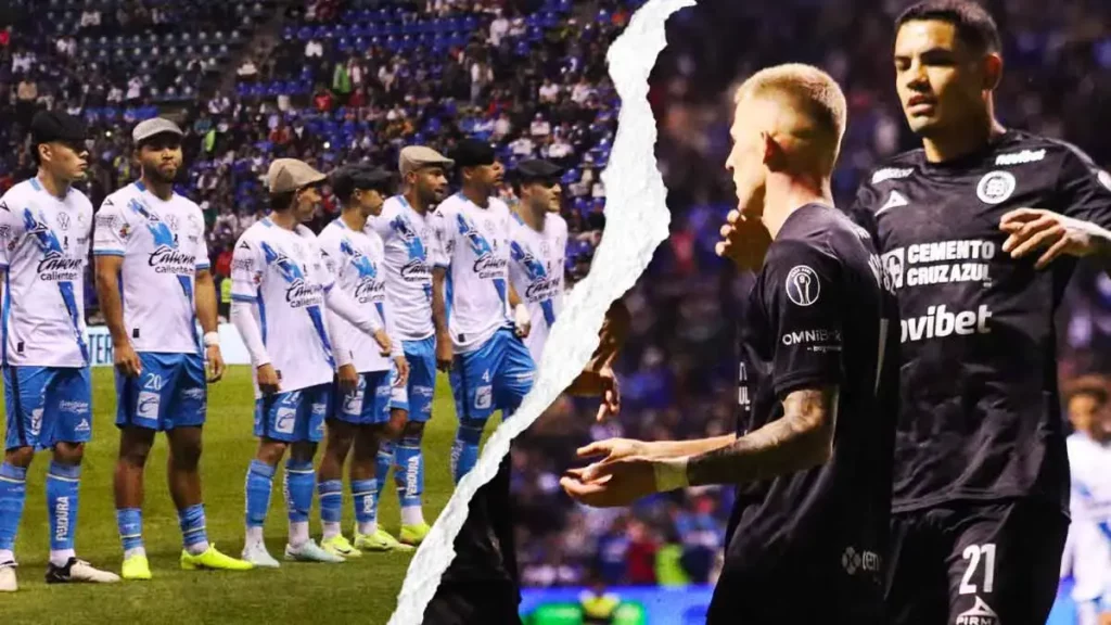 Cruz Azul vence 3-0 al Club Puebla y lo deja en el último lugar de la tabla