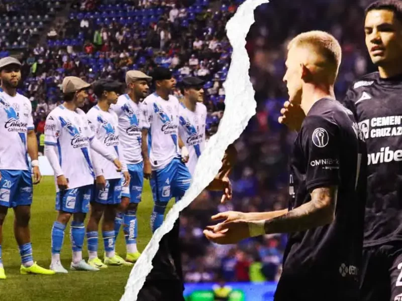 Cruz Azul vence 3-0 al Club Puebla y lo deja en el último lugar de la tabla