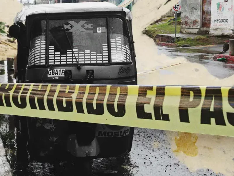 De varios disparos mataron a un mototaxista en La Resurrección, Puebla