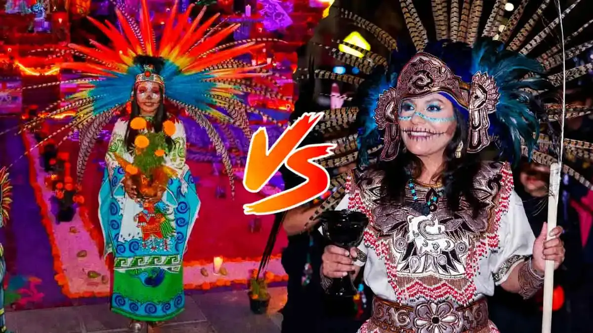 Tonantzin Fernández vs Lupita Cuautle ¿Quién lució el mejor traje prehispánico en Cholula?