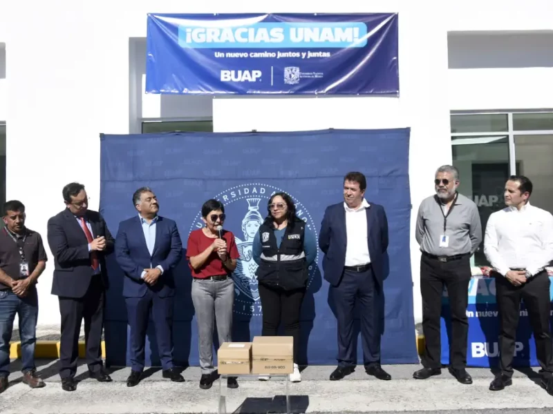 Recibe BUAP 60 toneladas de víveres por parte de la UNAM para damnificados de la Sierra Norte