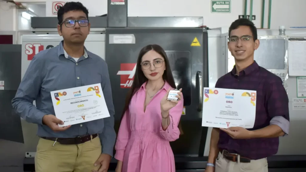 Alumnos de la Facultad de Ciencias de la Electrónica ganan oro en Infomatrix Argentina 2025