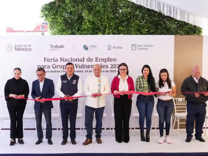 Feria Nacional de Empleo brinda oportunidades laborales en San Andrés Cholula