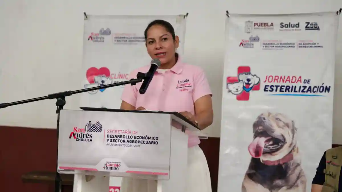 Lupita Cuautle encabeza la Jornada Masiva de Esterilización en San Bernardino Tlaxcalancingo