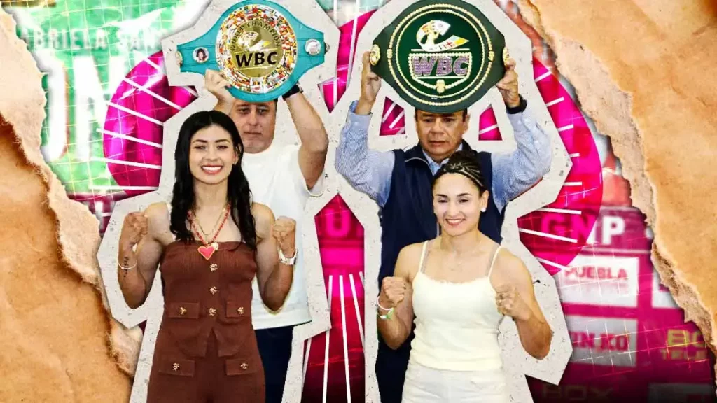 Gabriela Sánchez y Tamara Demarco calientan el ring con conferencia previa al combate en Puebla