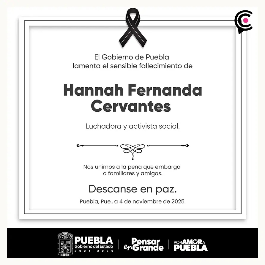 Puebla despide a Hannah Fernanda, activista trans, egresada BUAP y figura política emergente