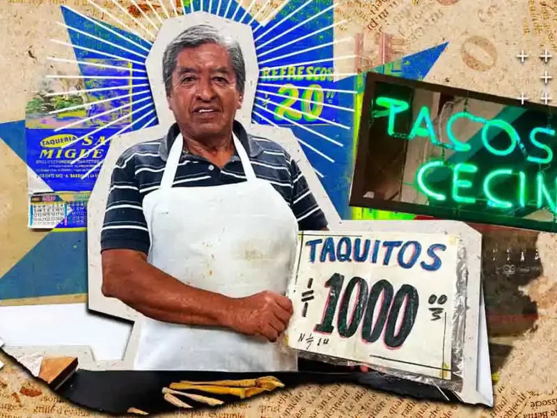 Estos son los tacos de cecina más antiguos en Puebla; 65 años de puro sazón