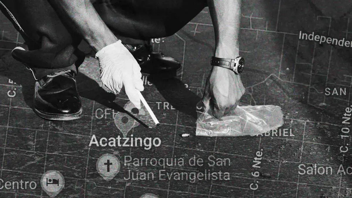 Balacera en Acatzingo deja un muerto; autoridades recolectaron cientos de indicios balísticos