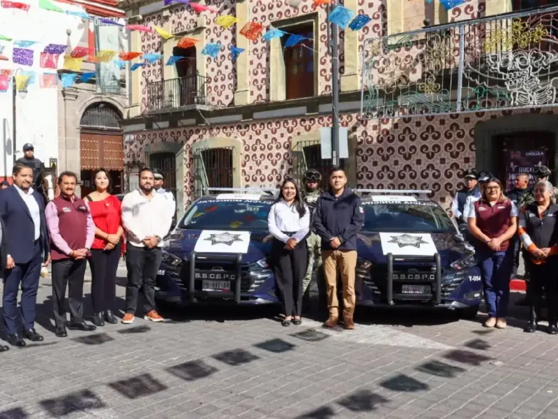 Tonantzin Fernández refuerza la seguridad en San Pedro Cholula con nuevas patrullas
