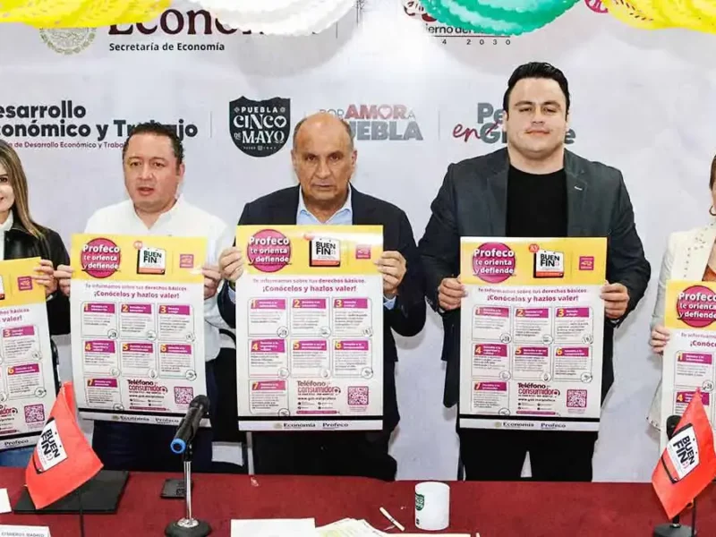 Buen Fin 2025 y fiestas decembrinas incrementarán 10% empleos temporales en centros comerciales de Puebla