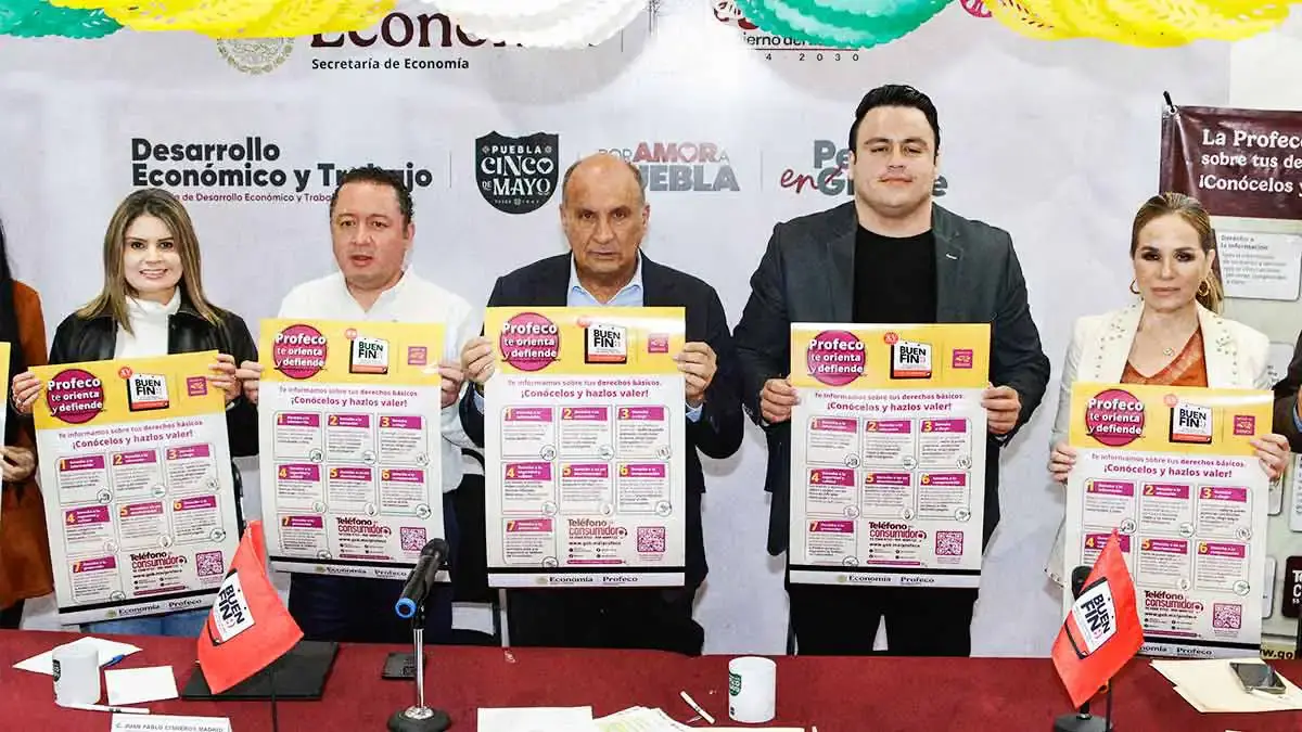 Buen Fin 2025 y fiestas decembrinas incrementarán 10% empleos temporales en centros comerciales de Puebla