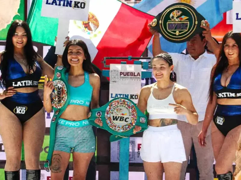 Gabriela Sánchez y Tamara Demarco superan a la báscula en la ceremonia de pesaje