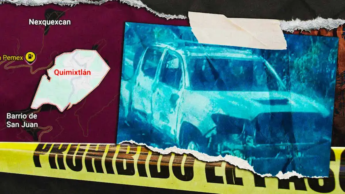 Pobladores de Quimixtlán queman patrullas, retienen y golpean a cinco policías por extorsionar a ciudadanos