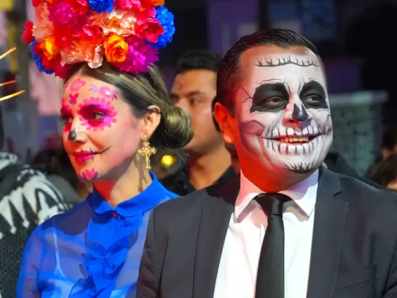 Más de 15 mil asistentes en el desfile de Catrinas 2025 en Texmelucan