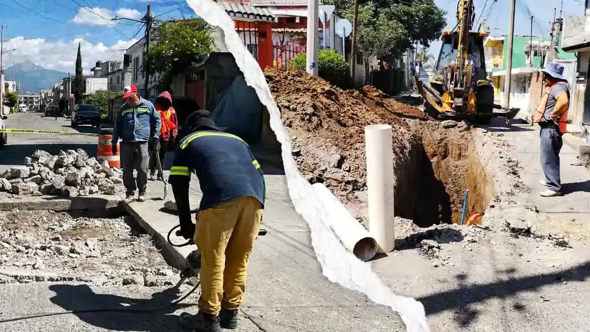 Ayuntamiento de Puebla atiende cerca de 20 socavones en juntas auxiliares