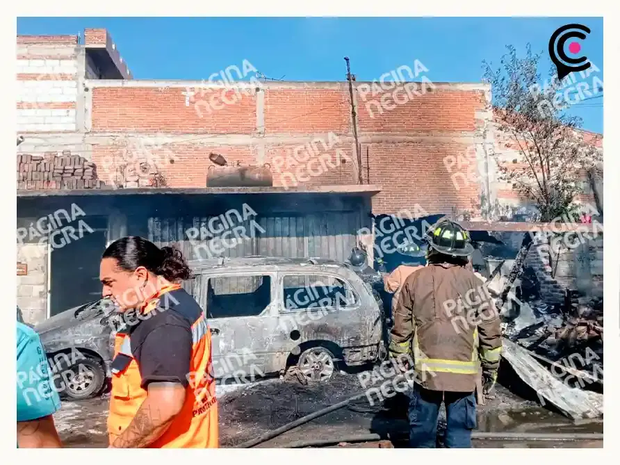 Persona murió calcinada durante el incendio de una casa en Texmelucan, Puebla
