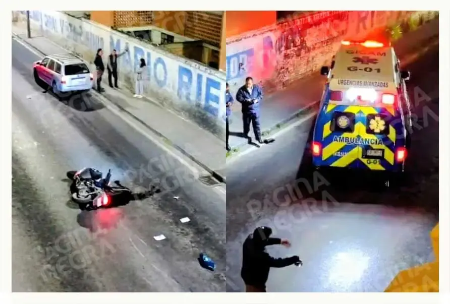 Muere un hombre tras derrapar en motocicleta al sur de Puebla; hay dos heridos más