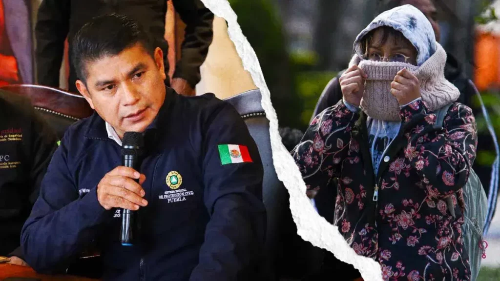 Protección Civil de Puebla instala puesto de mando en Teziutlán por Frente Frío 13 