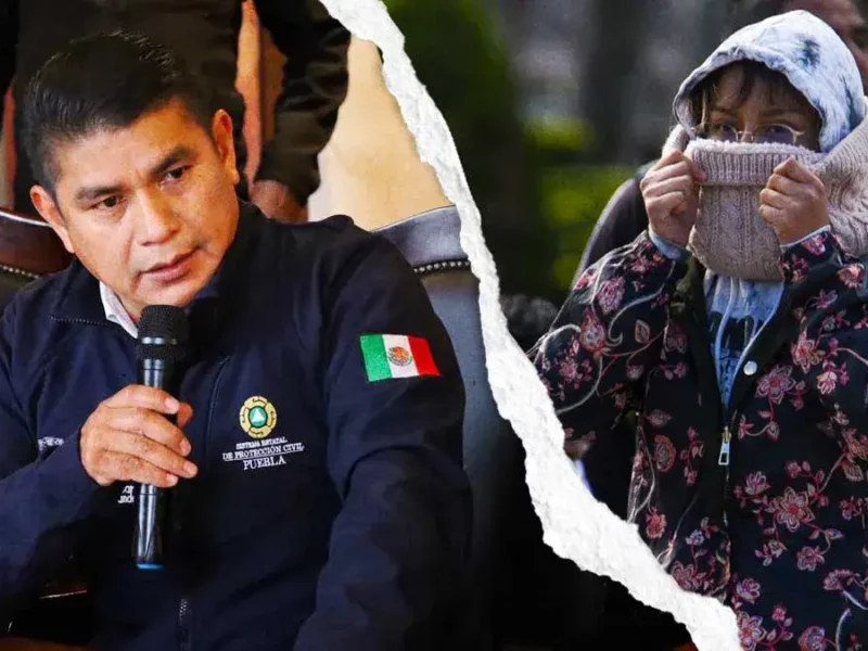 Protección Civil de Puebla instala puesto de mando en Teziutlán por Frente Frío 13 