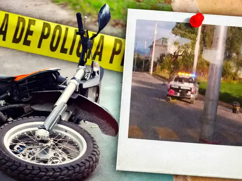 Matan a motociclista con disparo en la cara en Puebla; víctima y agresor desconocidos
