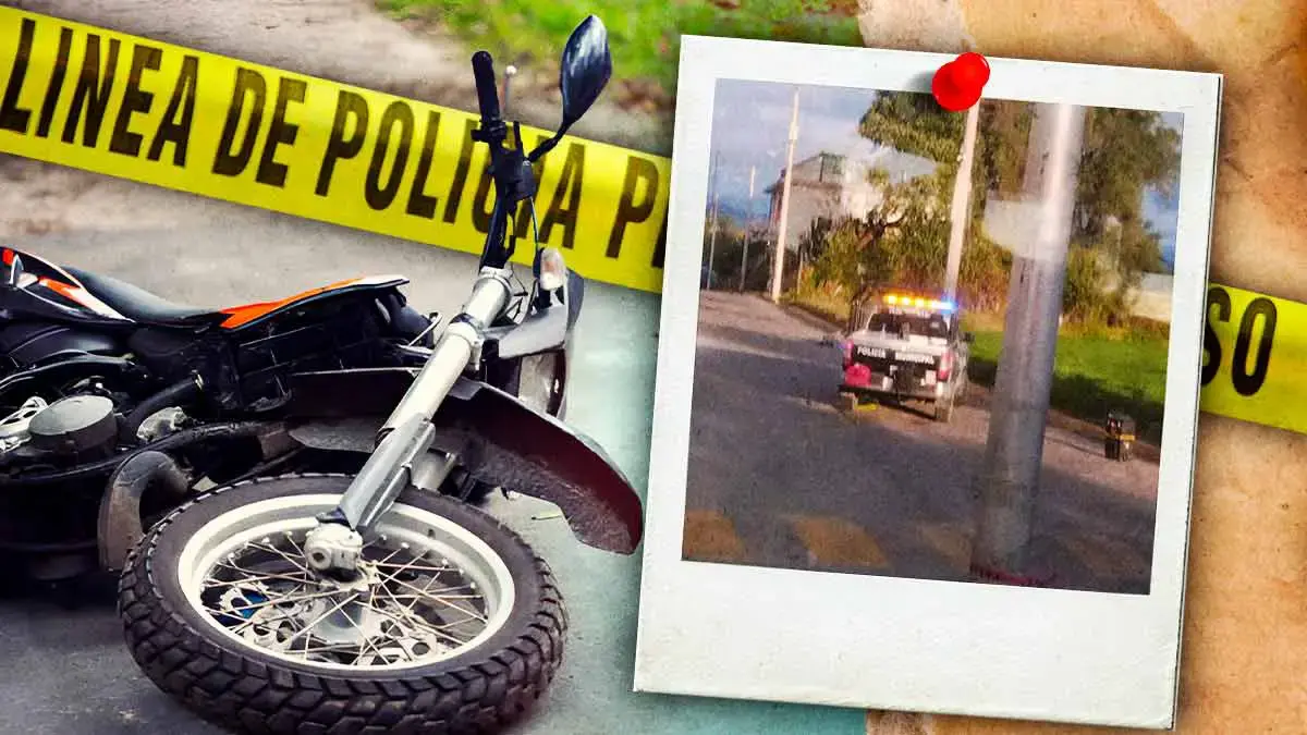 Matan a motociclista con disparo en la cara en Puebla; víctima y agresor desconocidos