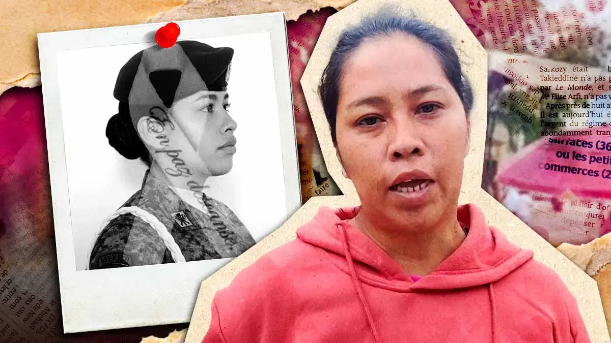 Madre de la sargento Esthephany Carmona exigen a Claudia Sheinbaum justicia por feminicidio de su hija