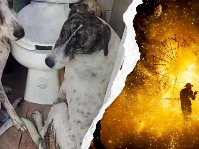 Denuncian que pirotecnia causó muerte de dos perros en la colonia Buenos Aires, Puebla