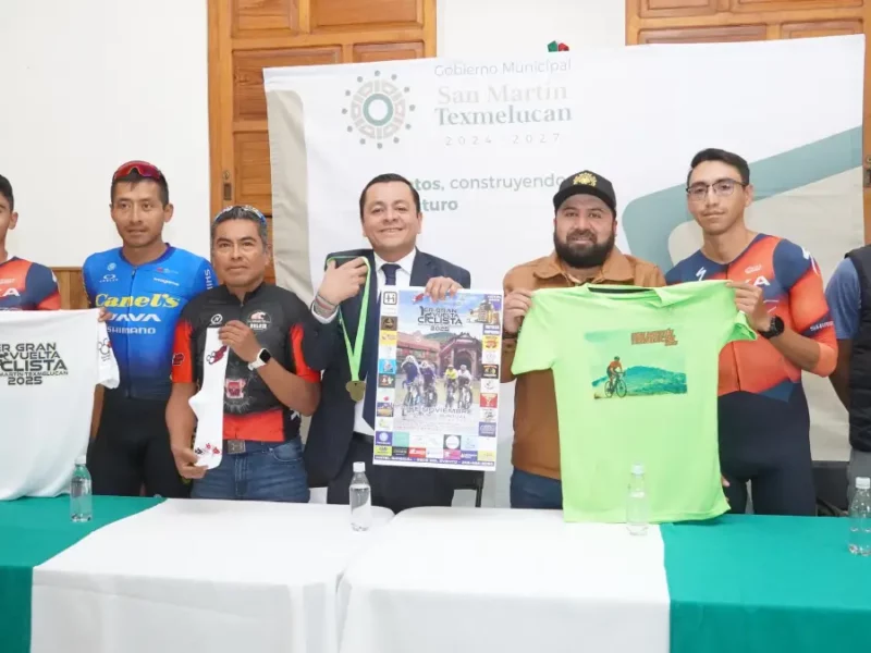 Gobierno de Texmelucan presenta la 1ª gran vuelta ciclista San Martín Texmelucan 2025
