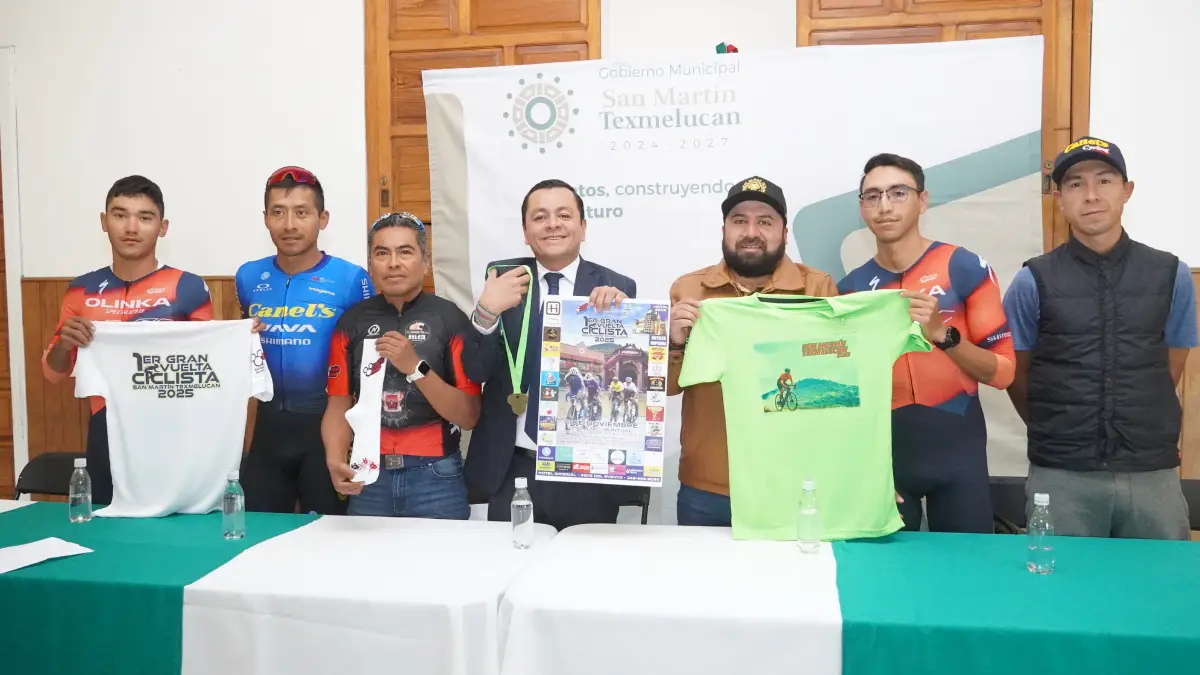 Gobierno de Texmelucan presenta la 1ª gran vuelta ciclista San Martín Texmelucan 2025