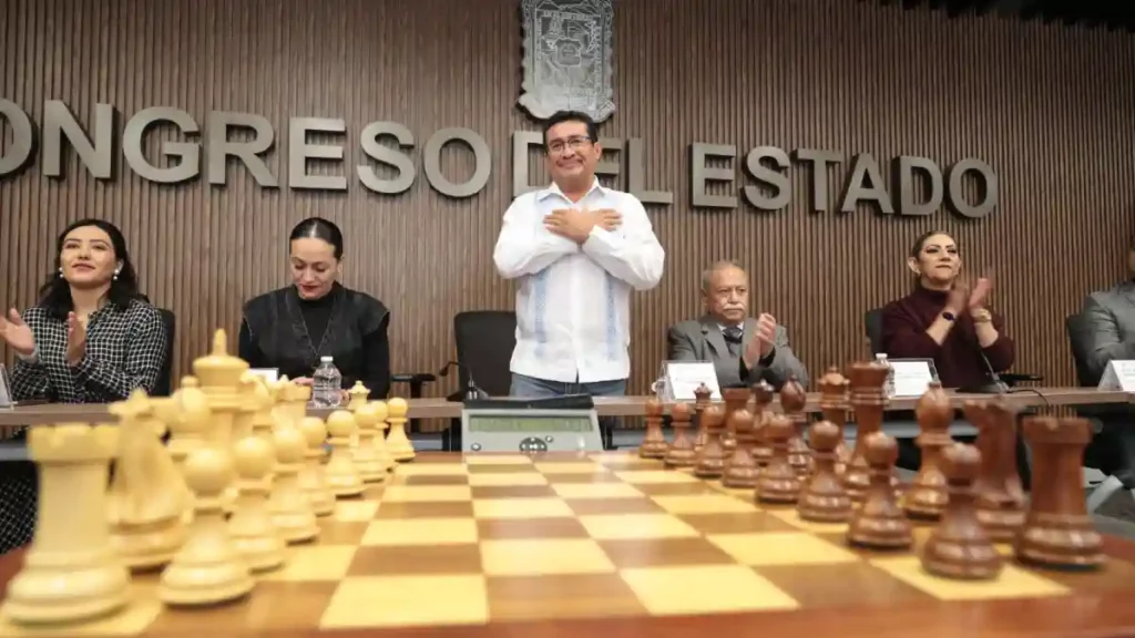 Fomenta Congreso del Estado la práctica del ajedrez en la niñez y las juventudes poblanas