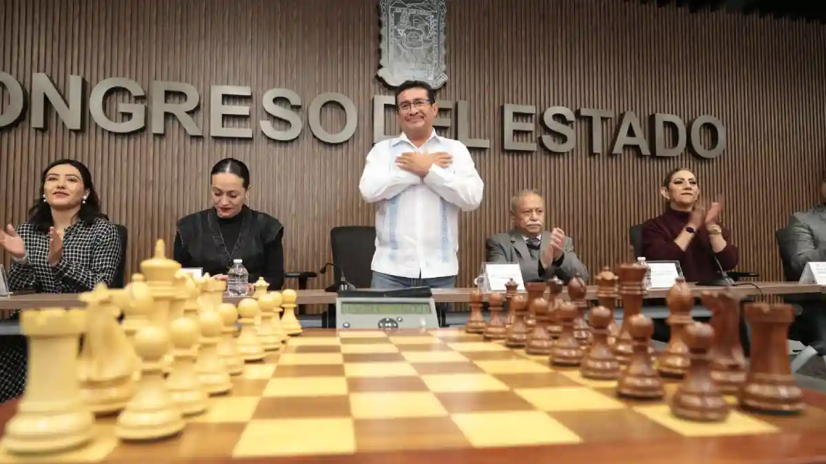 Fomenta Congreso del Estado la práctica del ajedrez en la niñez y las juventudes poblanas