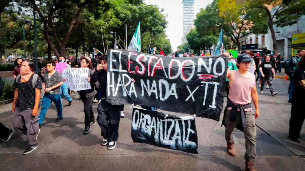 Generación Z México protesta con pliego de 12 demandas antes de megamarcha nacional