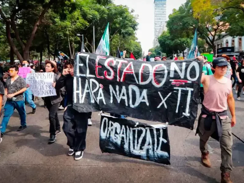 Generación Z México protesta con pliego de 12 demandas antes de megamarcha nacional