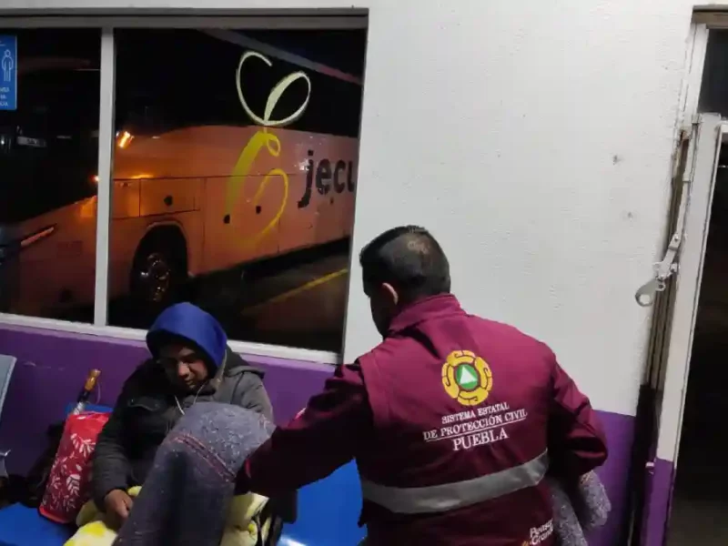 Zacatlán registra temperatura mínima de 7 grados por frente frío número 13