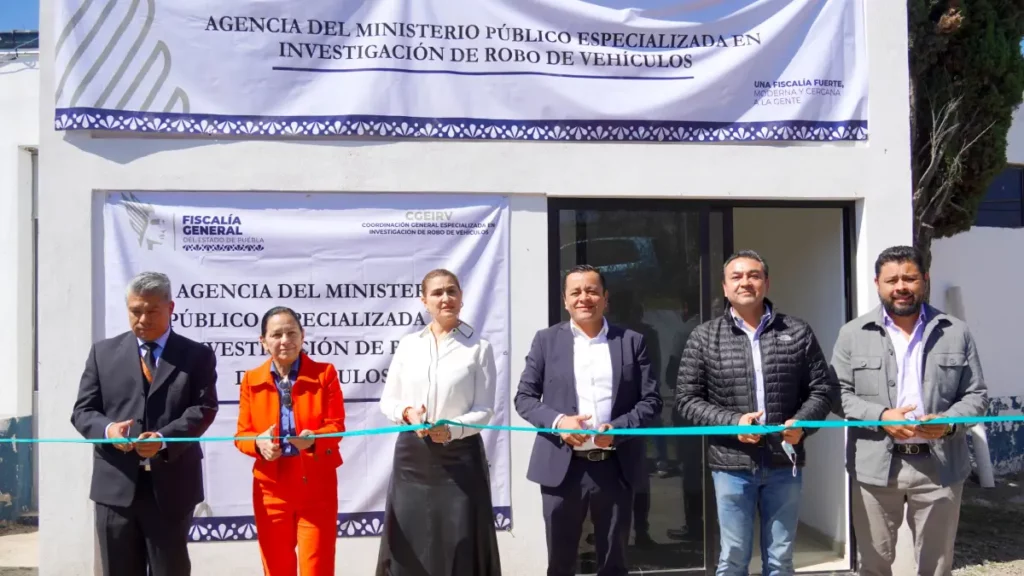 Inauguran gobierno de Texmelucan, FGE y OCRA el módulo de Compra Segura de Vehículos