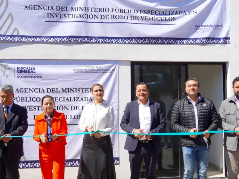 Inauguran gobierno de Texmelucan, FGE y OCRA el módulo de Compra Segura de Vehículos