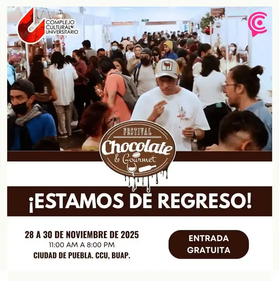 Todo listo para el Festival Chocolate & Gourmet 2025 en Puebla; habrá degustación y talleres